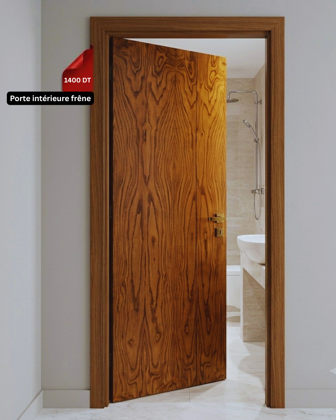 Porte Intérieure Frêne Premium