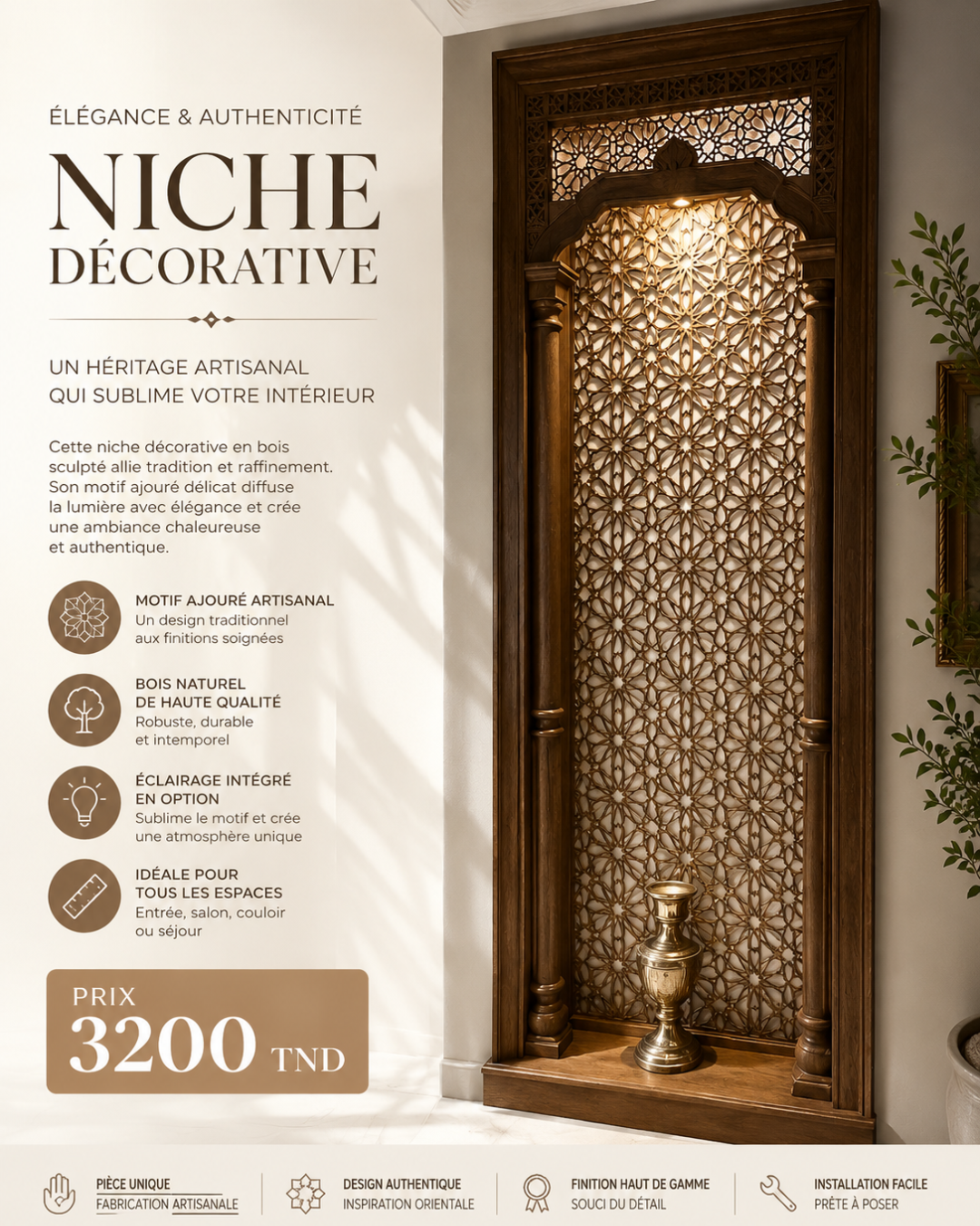 Niche Décorative Artisanale